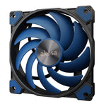 Akasa ALUCIA SC Computer case, Processor Fan 12 cm Black, Blue 1 pc(s)